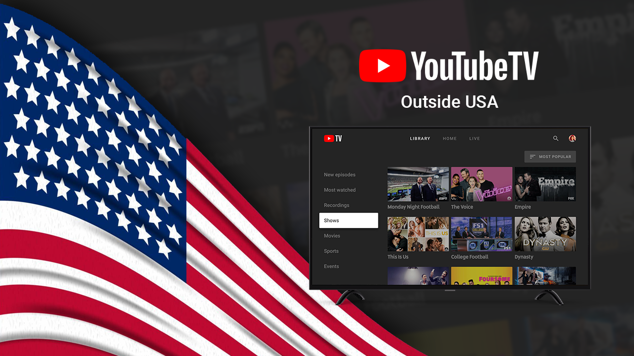 Watch YouTube TV outside USA